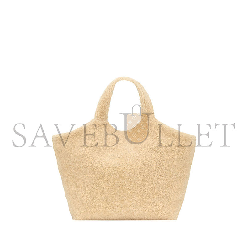 YSL ICARE LONG-HAIRED LAMBSKIN HANDBAG 698651AAFTG2910 (55*43*5cm)